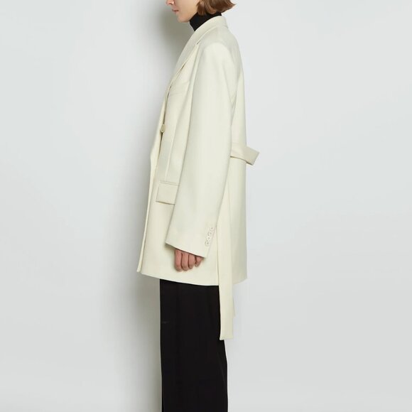 Dries Van Noten "Bomeos" Blazer in Ivory, size Large - Picture 11 of 11
